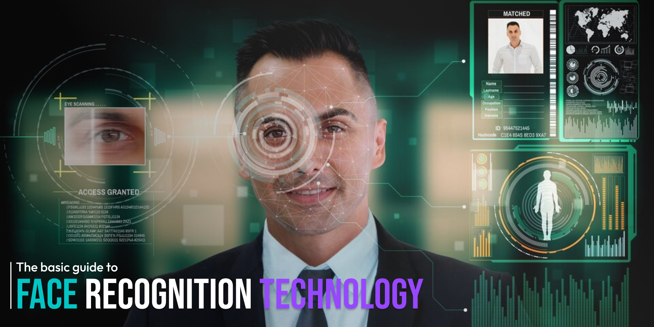 Face recognition image