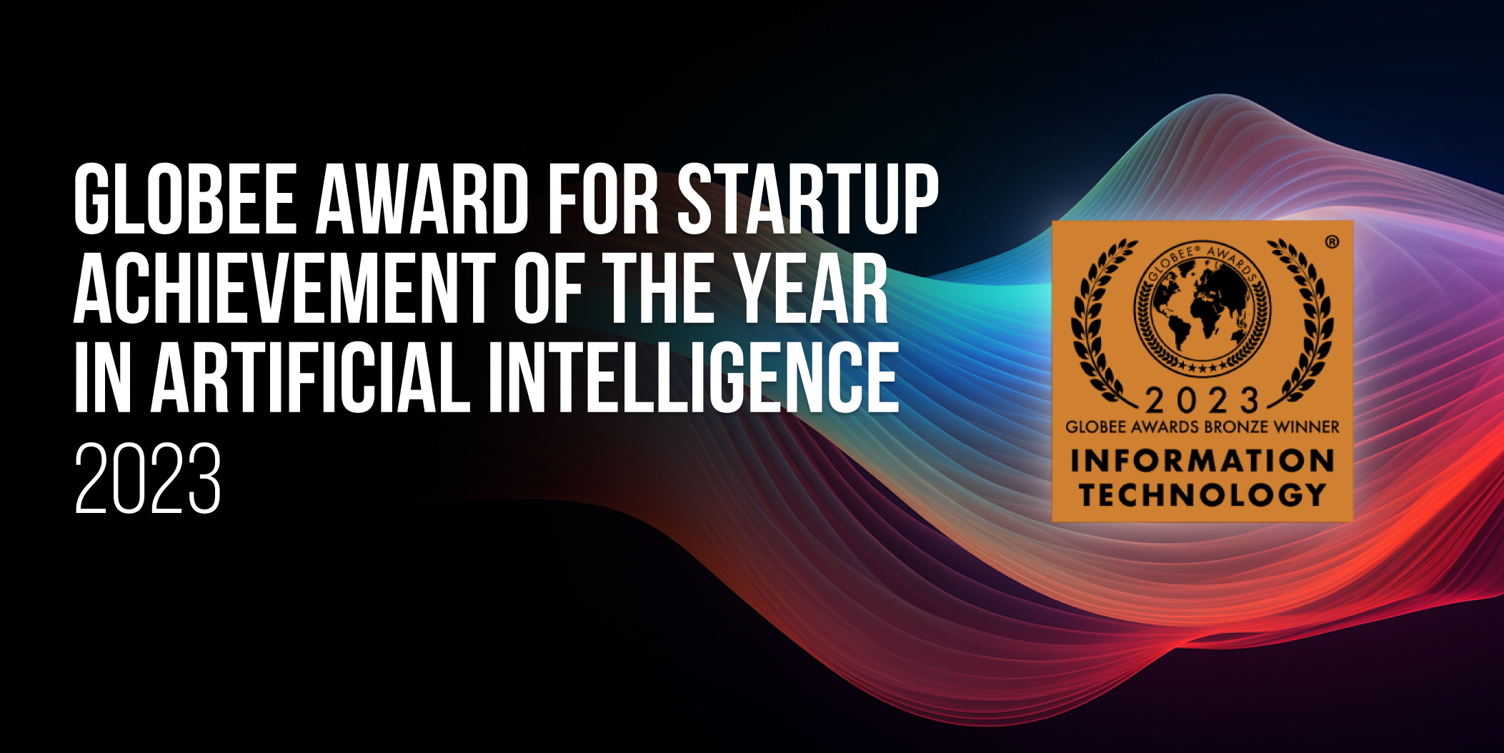 award for Startup Achievement of the Year in Artificial Intelligence