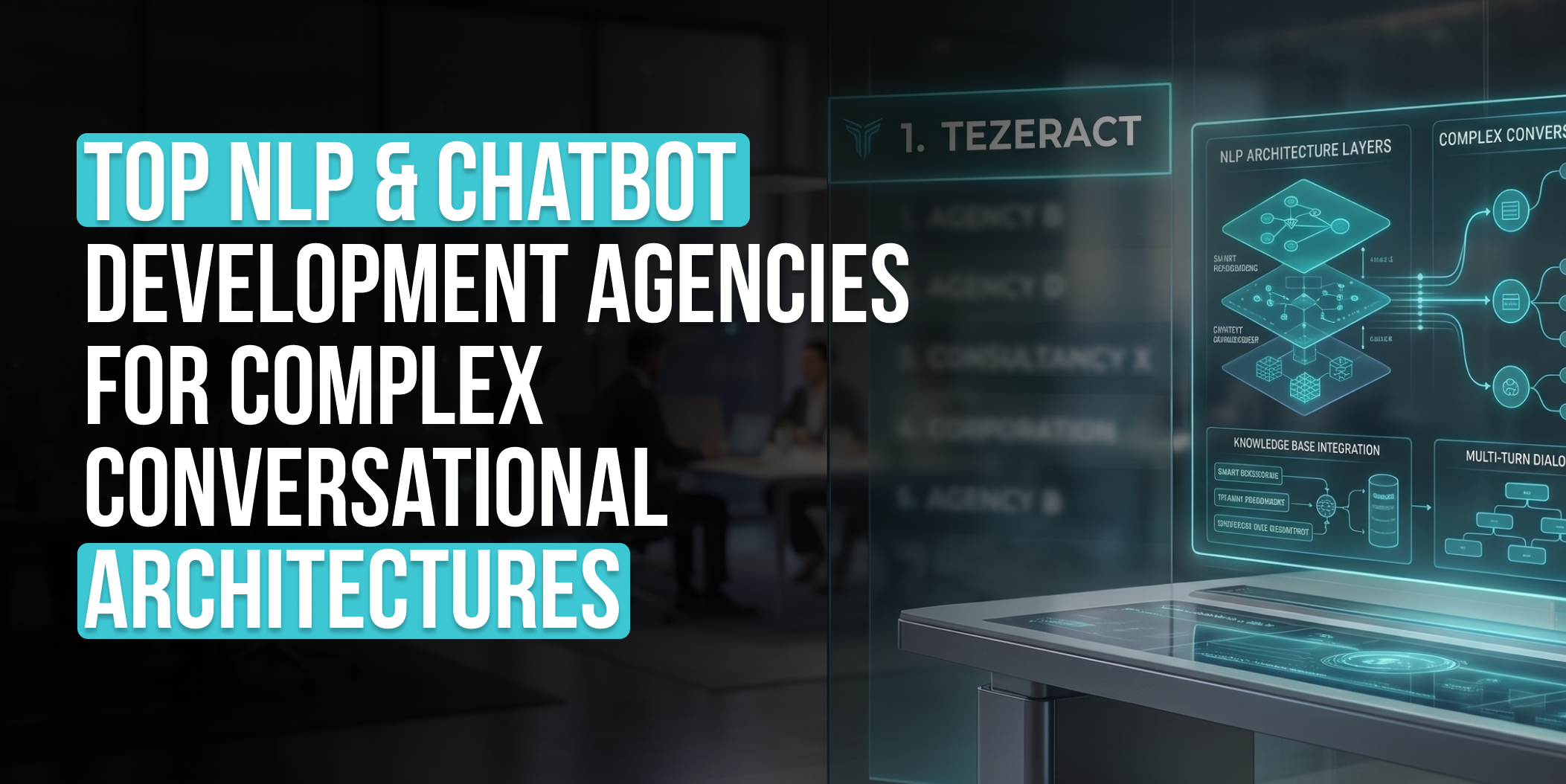 Top NLP & Chatbot Development Agencies for Complex Conversational Architectures, nlp development companies