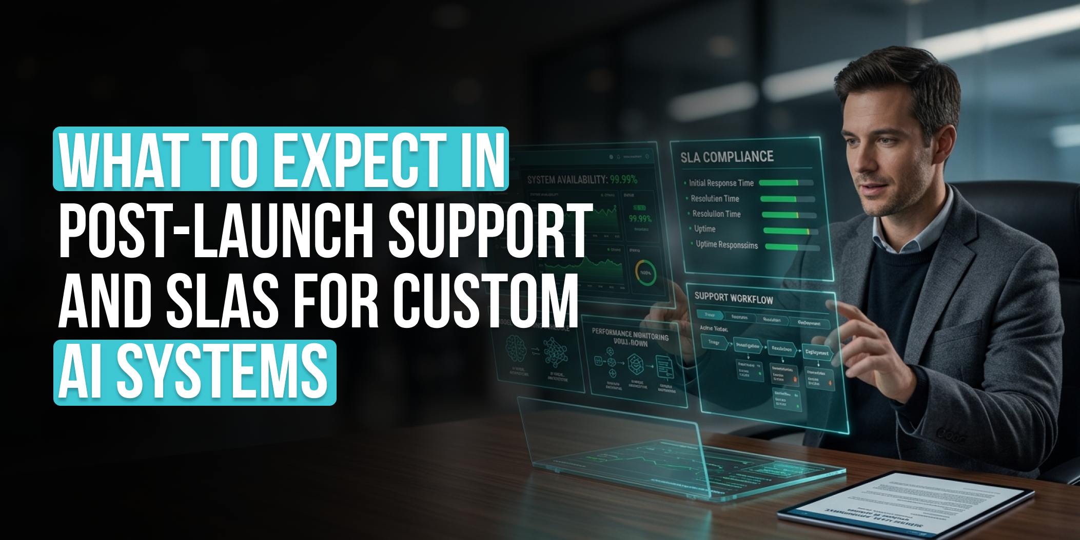 What to Expect in Post-Launch Support and SLAs for Custom AI Systems