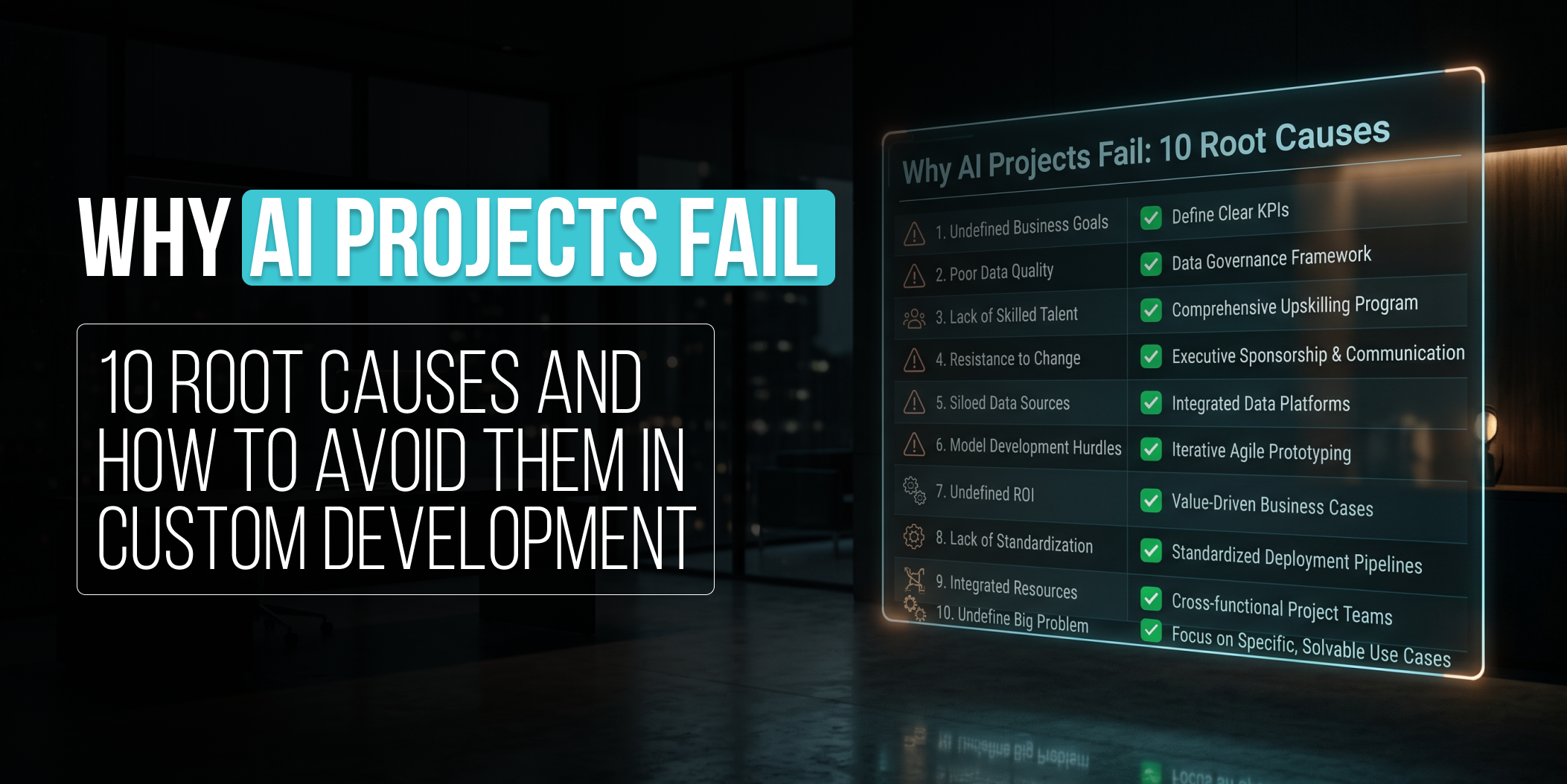 Why AI Projects Fail_ 10 Root Causes and How to Avoid Them in Custom Development