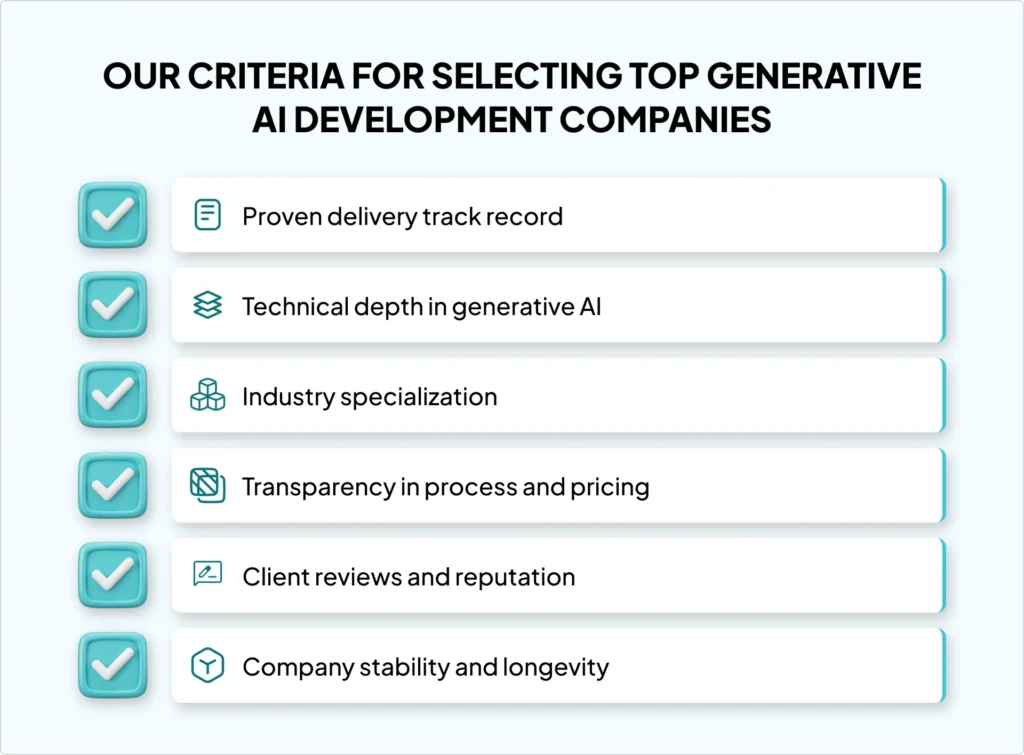 top-generative-ai-development-companies