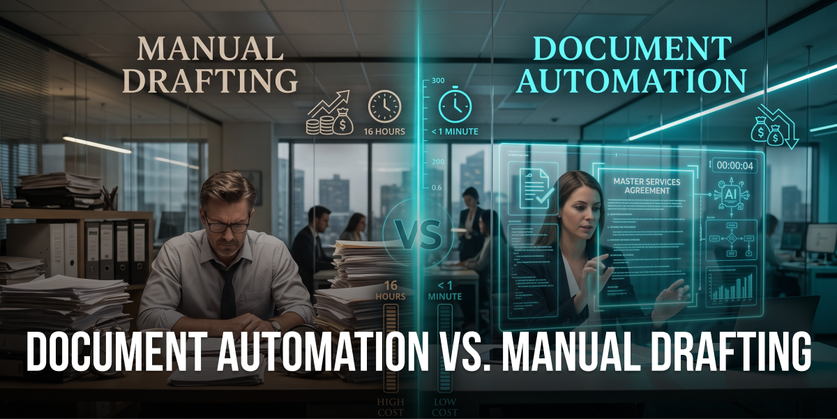 Document Automation vs. Manual Drafting_ Time & Cost Comparison